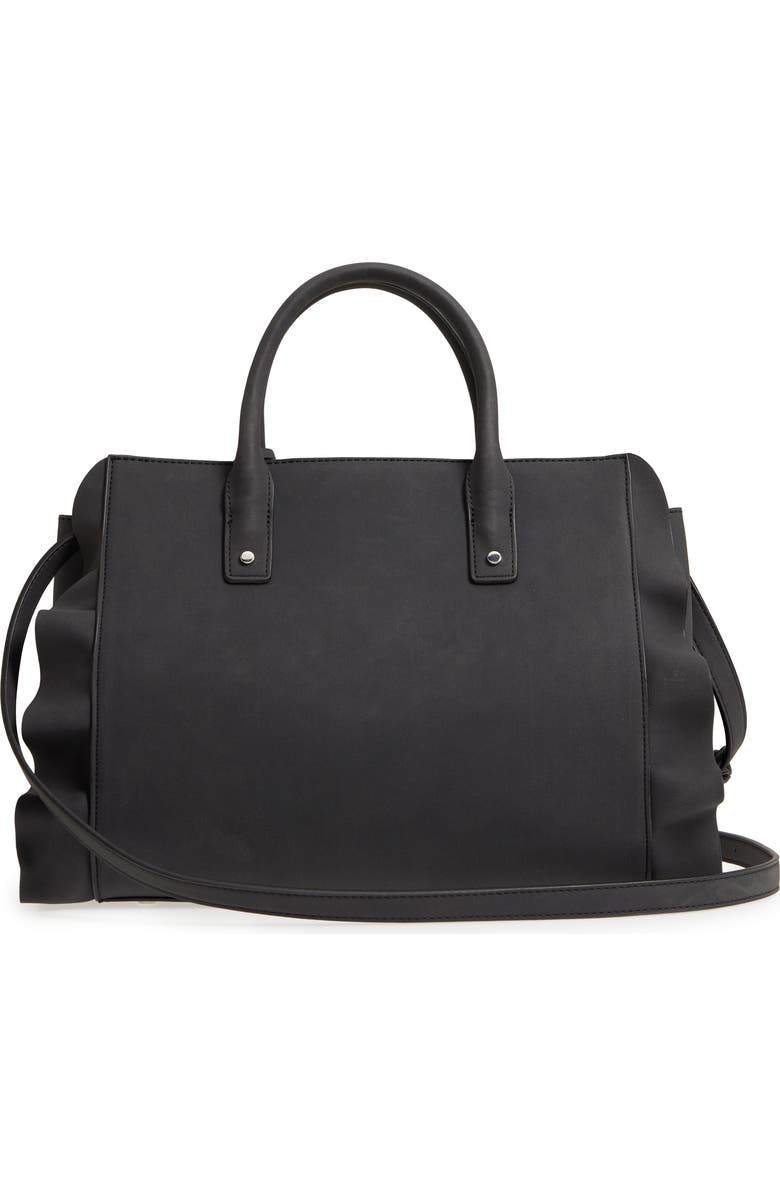 Sole Society Faux Leather Satchel, Alternate, color,