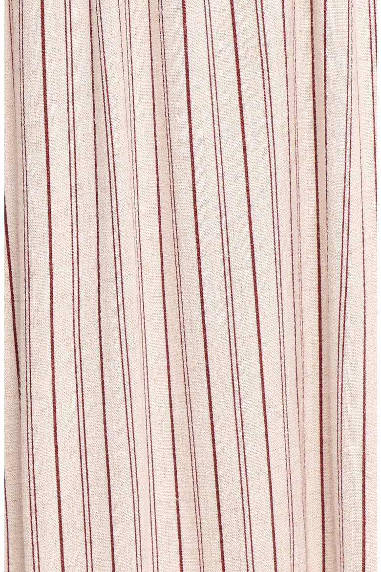 Martin Stripe Cap Sleeve Maxi Dress, Alternate, color, CHERRY RED STRIPE