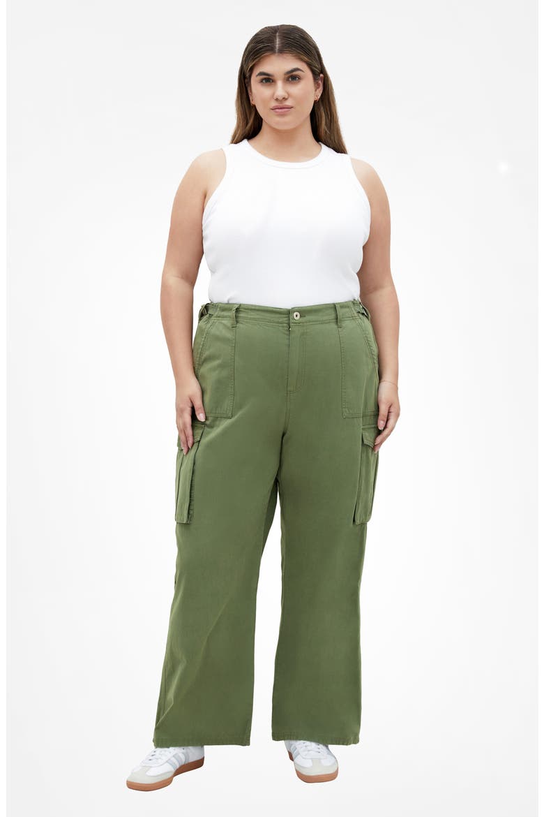 Mia Cargo Pants, Alternate, color, OLIVE