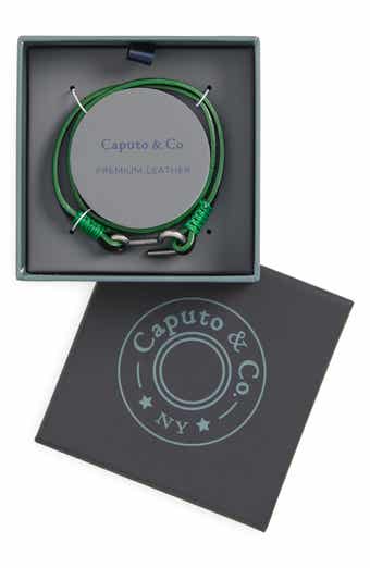 Caputo & Co. Utility Hook Leather Bracelet
