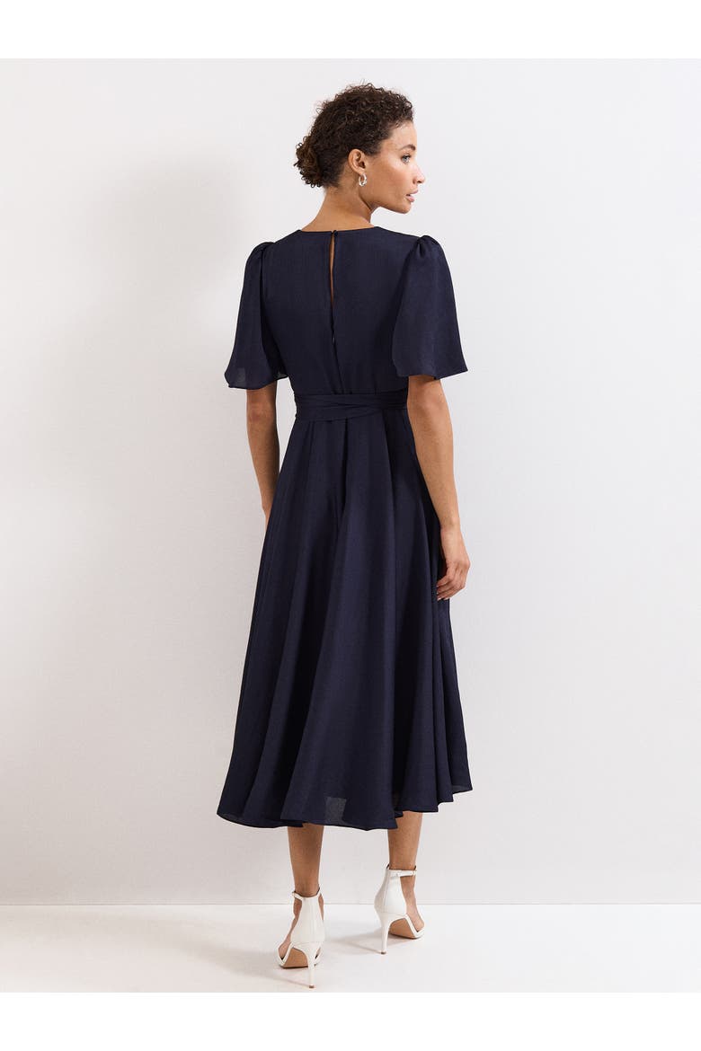 Abbie Wrap Dress, Alternate, color, Navy
