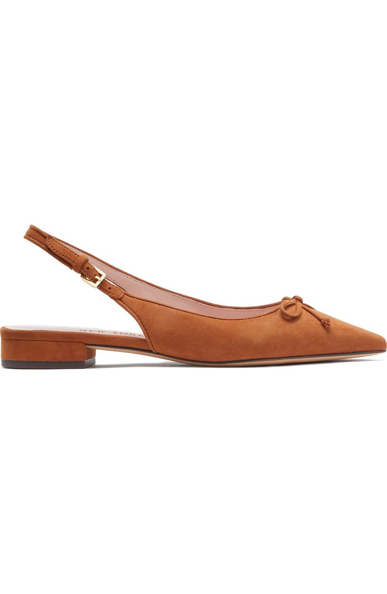 Kate Spade New York veronica raffia slingback flat, Alternate, color, Sandalwood