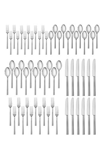 Fortessa Viggo Satin 60-piece Flatware Set In Silver