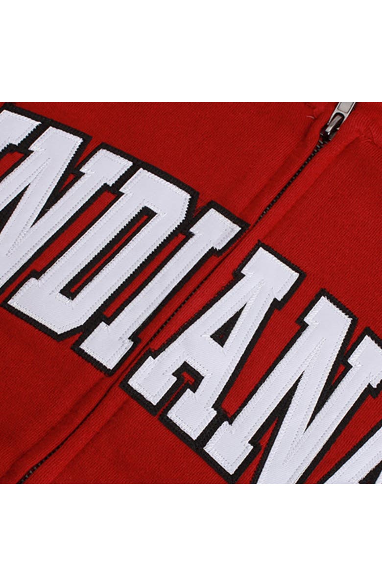 COLOSSEUM Women's Stadium Athletic Crimson Indiana Hoosiers Arched Name Full-Zip Hoodie, Alternate, color, Cardinal