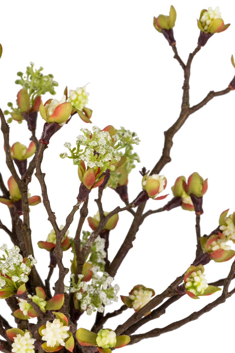 Oriana Cherry Blossom Bud Arrangement, Alternate, color, Tan