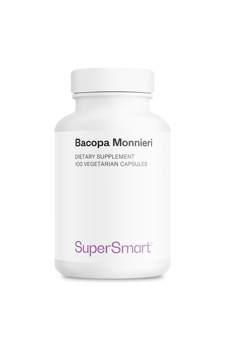 SuperSmart Bacopa Monnieri 1500mg, Main, color, NO COLOR
