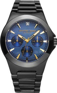 GEOFFREY BEENE Diamond Dial Three Hand Quartz Bracelet Watch