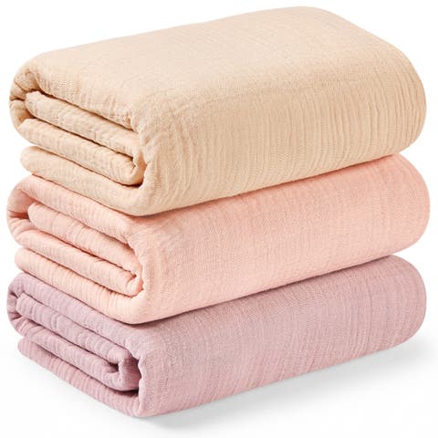 3-Pack Lyra Muslin Swaddle Blankets