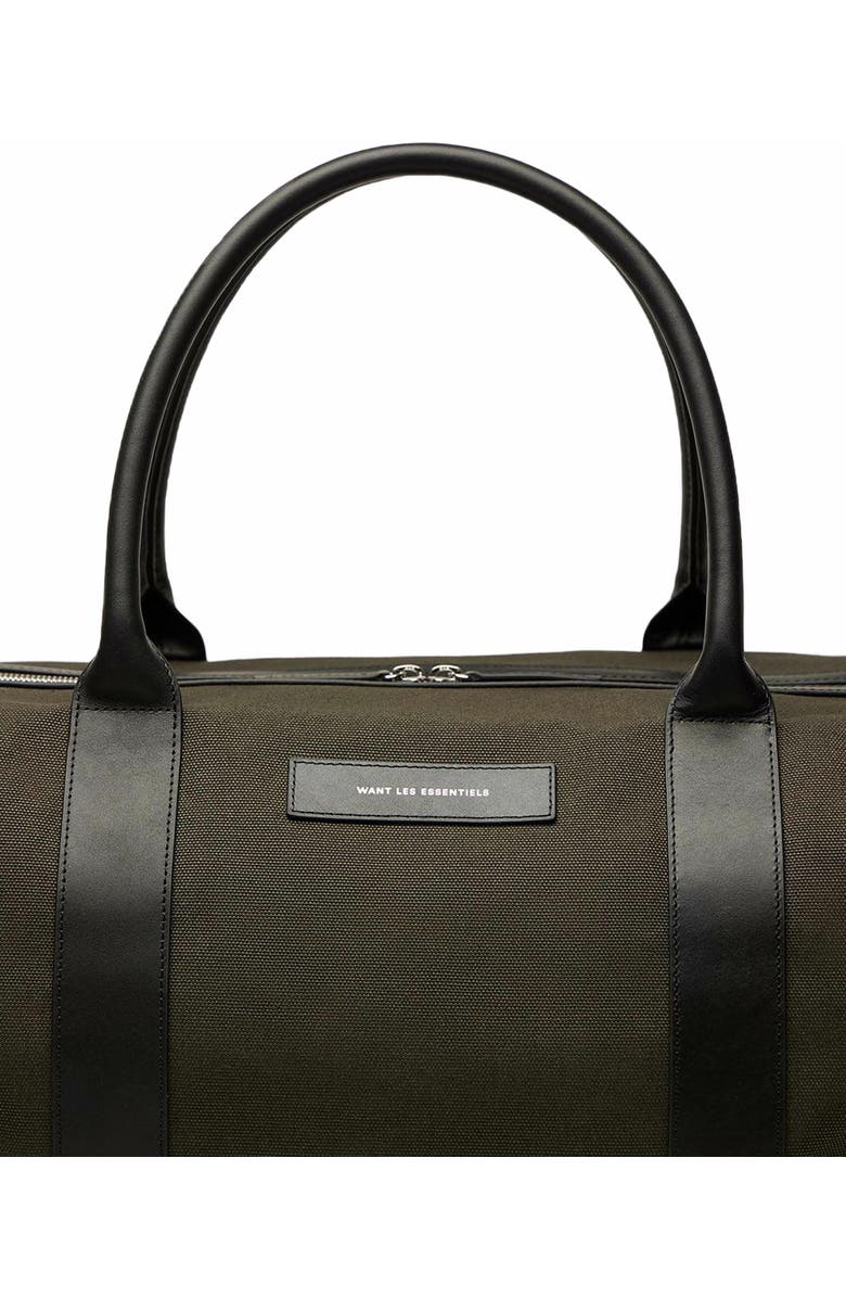 Want Les Essentiels Kelowna Organic Cotton Canvas Weekender Bag, Alternate, color, Green