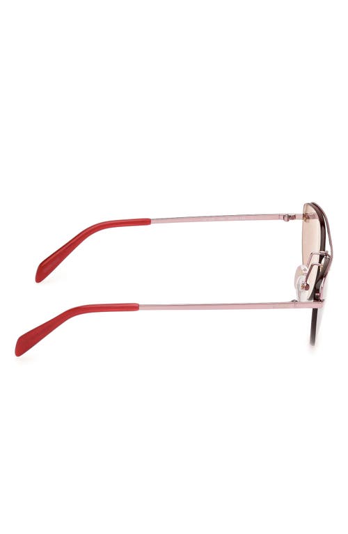 Pucci Geometric Metal & Acetate Rectangle Sunglasses In Multi