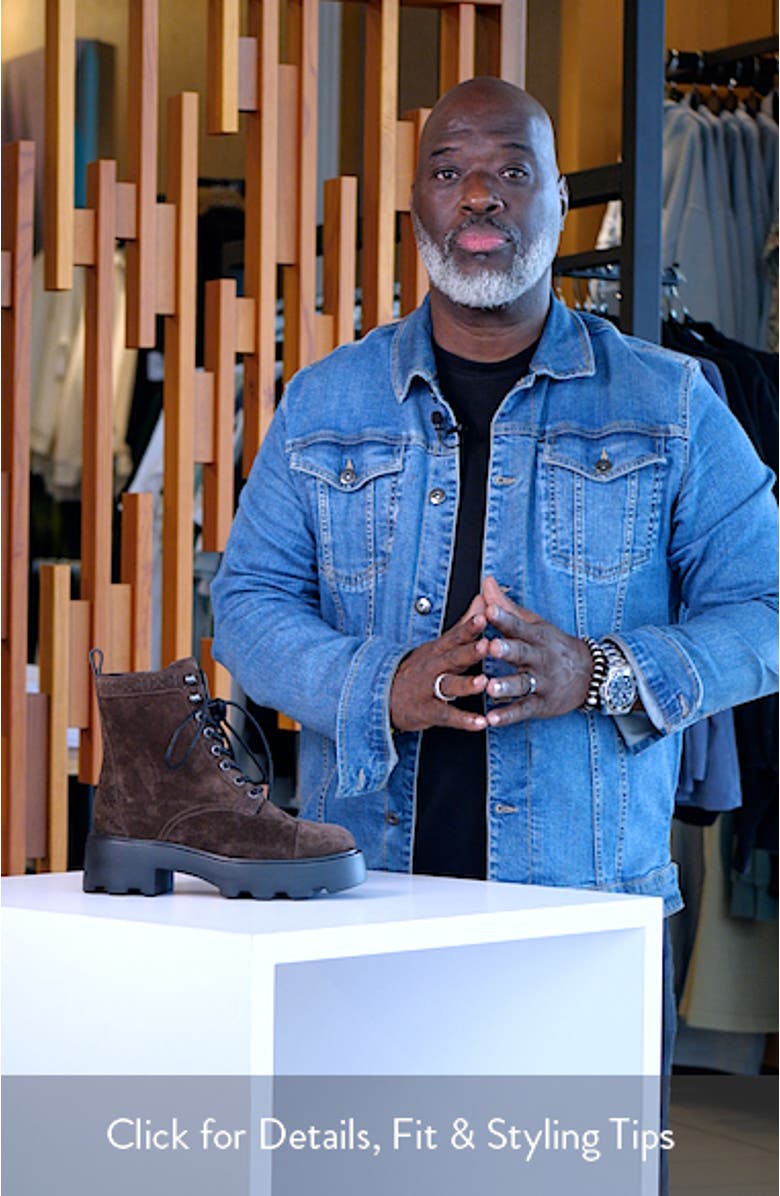 T Monogram Lug Sole Bootie, sales video thumbnail