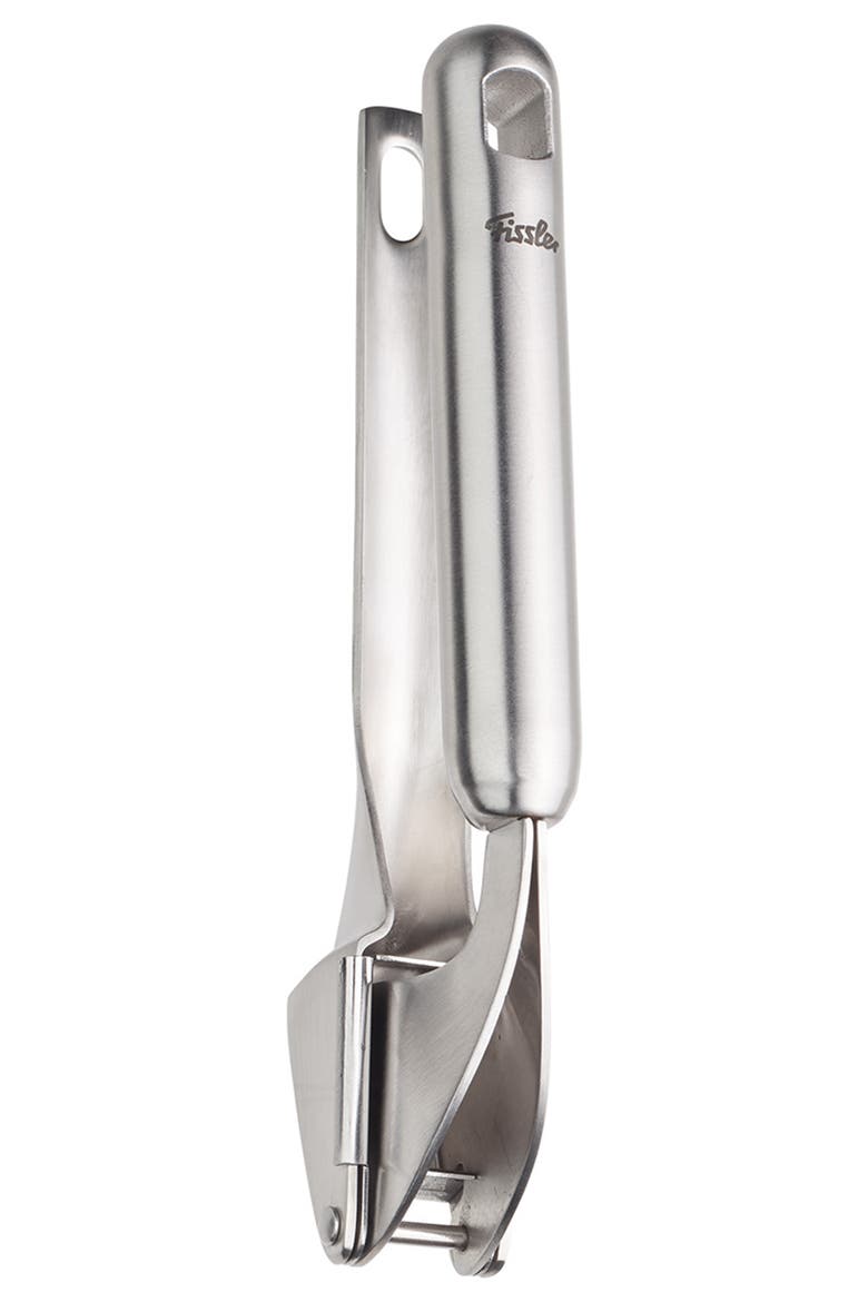 Essential™ garlic press, Alternate, color, Metallic Silver