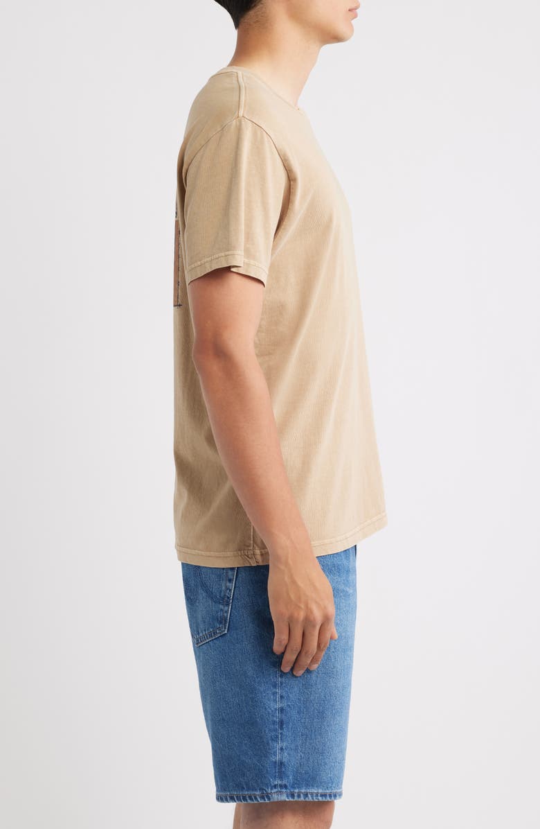 Brixton Madden Short-Sleeved T-Shirt, Alternate, color, Timeless Taupe Worn Wash