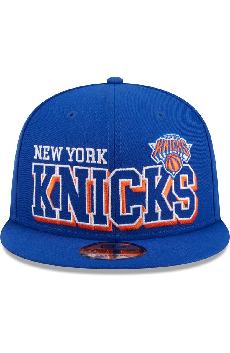 New Era Men's New Era Blue New York Knicks Gameday 59FIFTY Snapback Hat, Alternate, color,