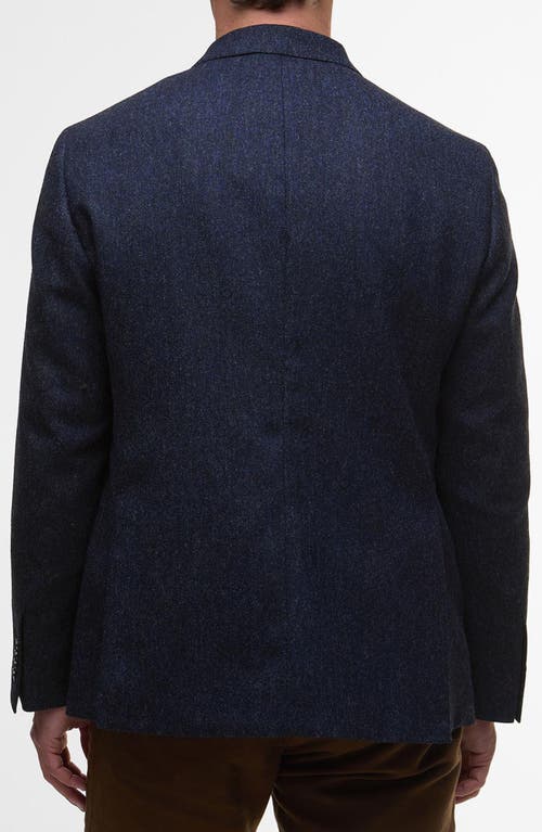 Barbour Godfrey Moons Shetland Slim Fit Blazer In Blue