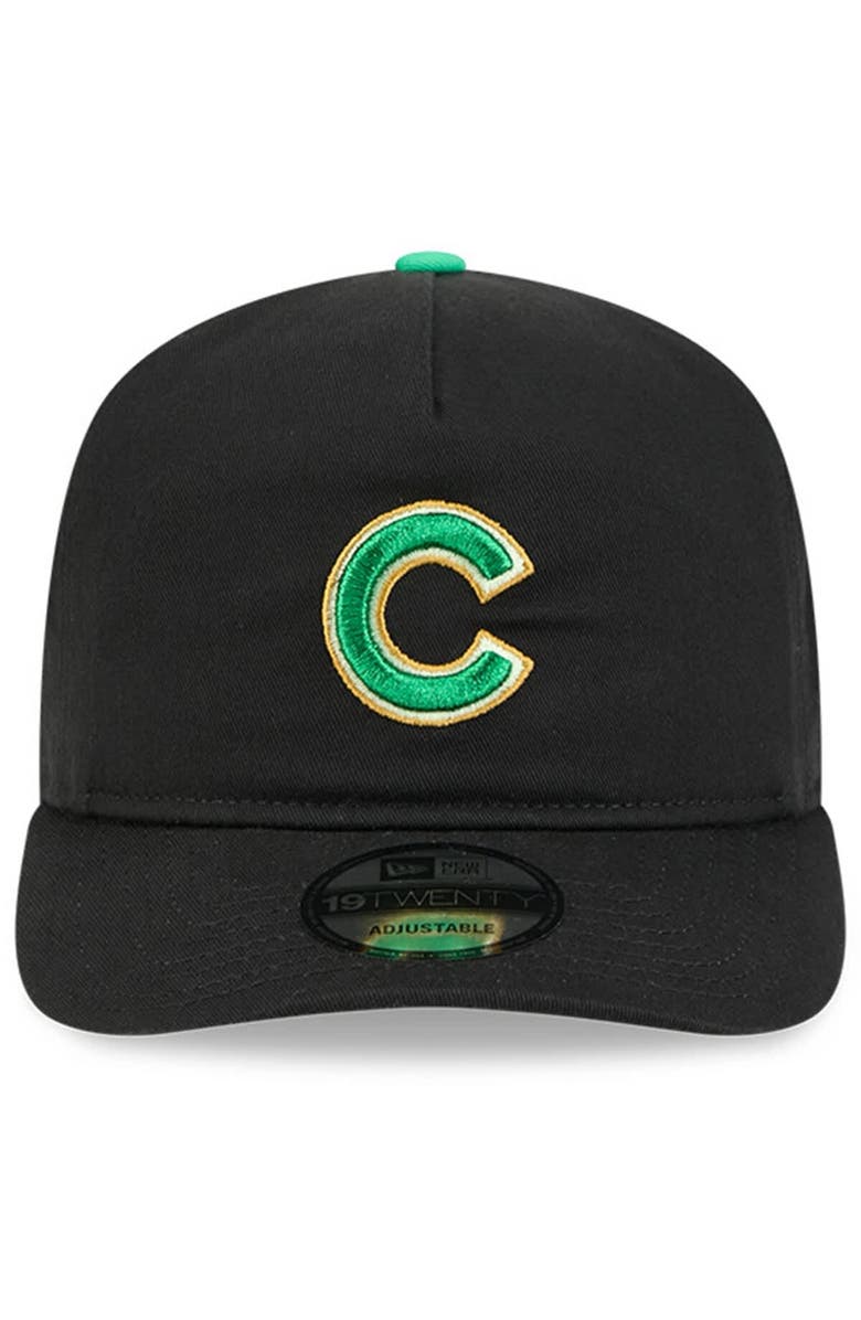 New Era Men's New Era Black Chicago Cubs 2026 St. Patrick's Day 19TWENTY Adjustable Hat, Alternate, color, Black