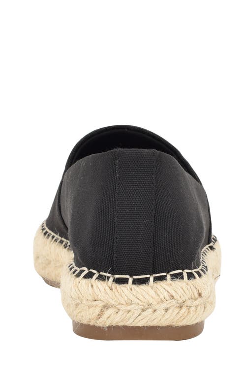 Shop Tommy Hilfiger Peanni Espadrille Flat In Black