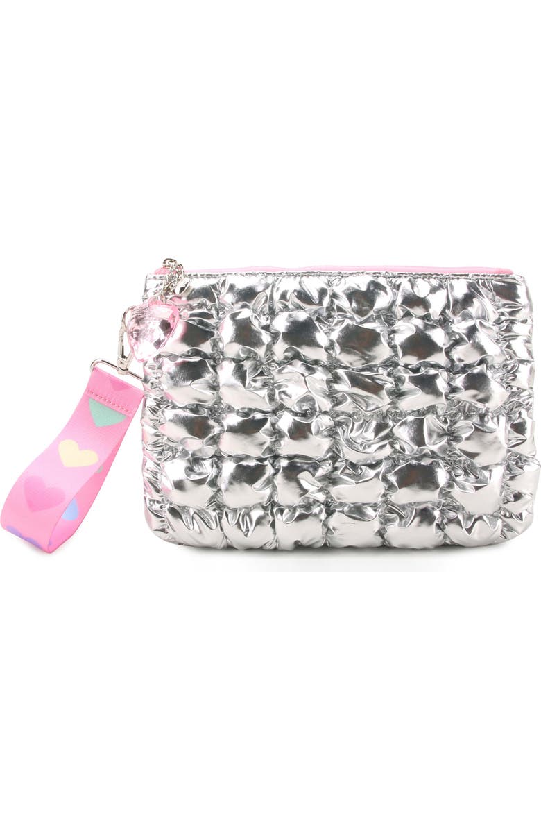 OMG Accessories Kids' Scrunch Wristlet, Main, color, Silver