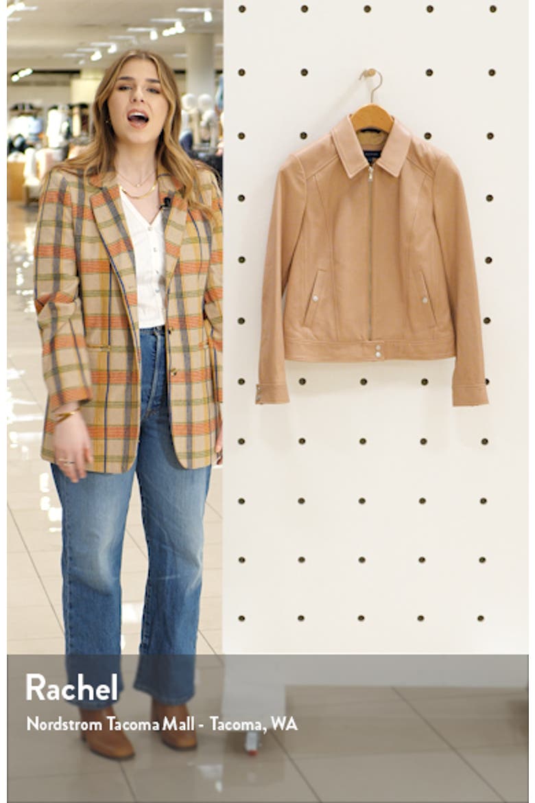 Smooth Lambskin Leather Jacket video