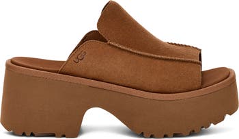 【UGG】New Heights Slide−Ｂｅｉｇｅ New Heights Slide