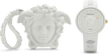 【Versace】メドゥーサ シリコン ストラップ ウォッチ 39mm Versace】メデューサ シリコン ストラップ ウォッチ 39mm 腕時計