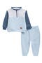 Colorblock Sweatshirt & Joggers Set