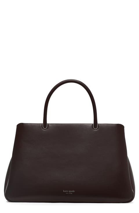 large grace fine grain leather satchel