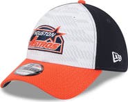 New Era Men's New Era Navy/Orange Houston Astros 2025 MLB Clubhouse 39THIRTY Flex Hat