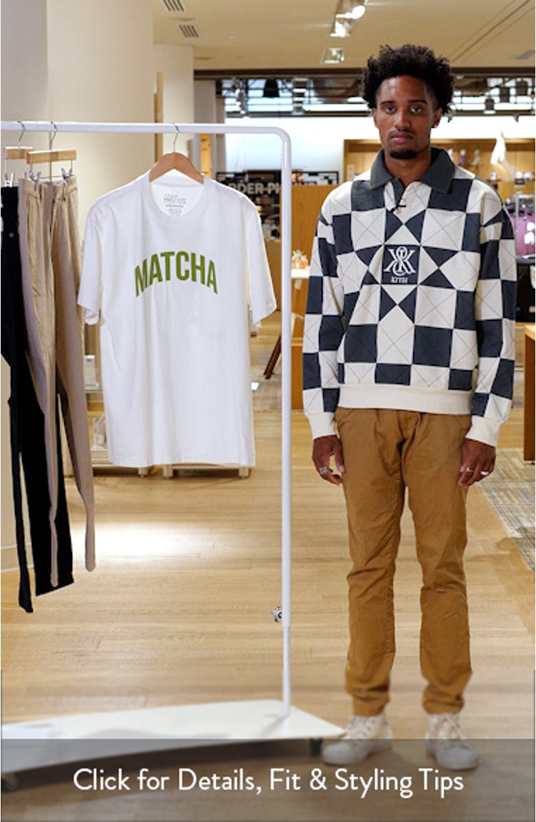 Matcha Cotton Graphic T-Shirt, sales video thumbnail