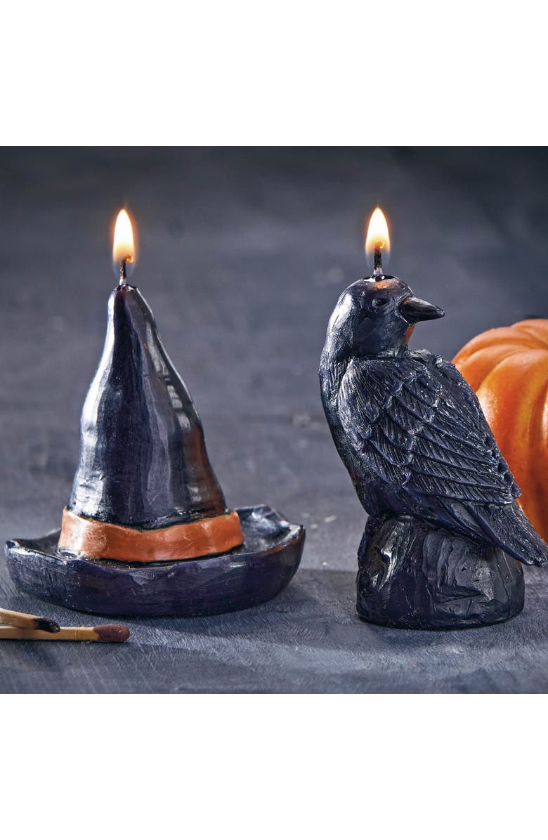 tag Witch Hat Candle - Black Novelty Candle for Halloween, Alternate, color, Black