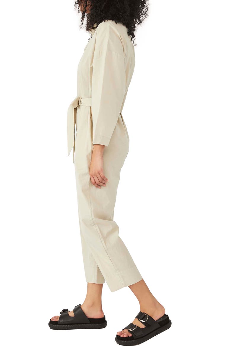 free-est Cameron Tie Waist Jumpsuit, Alternate, color, THISTLE SEED