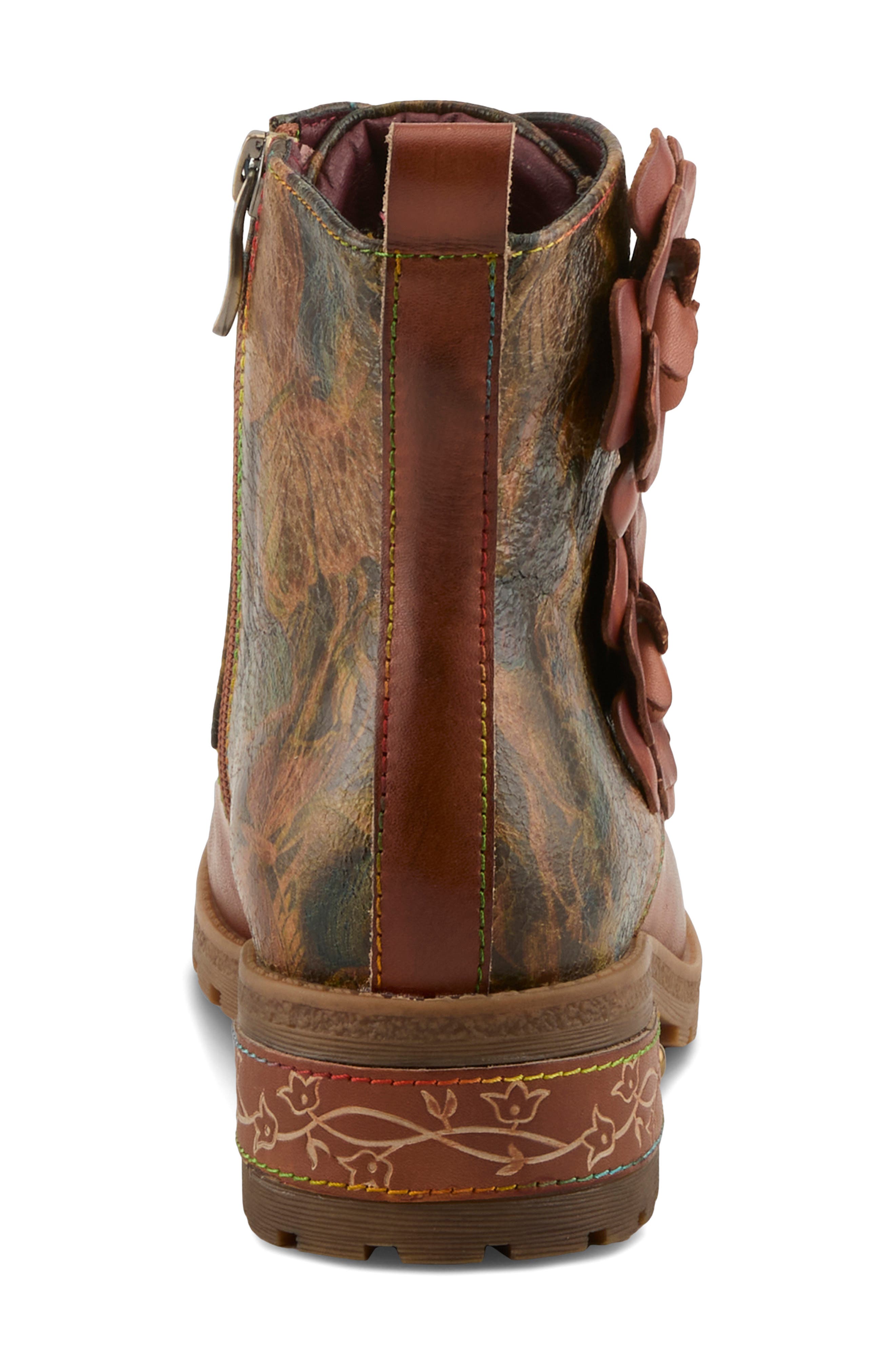 Martinela Combat Boot, Alternate, color, BROWN MULTI