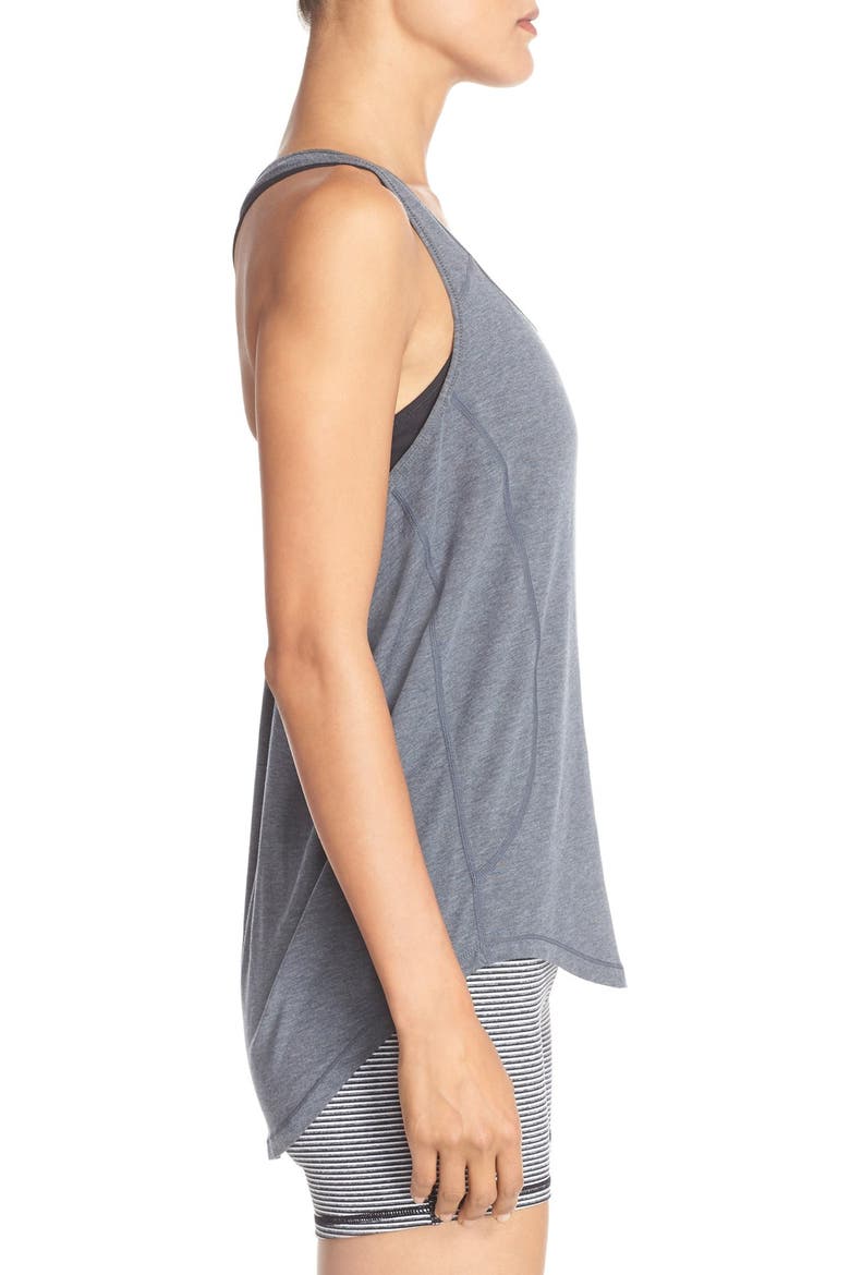 'Charm' Racerback Tank, Alternate, color, GREY GRAPHITE