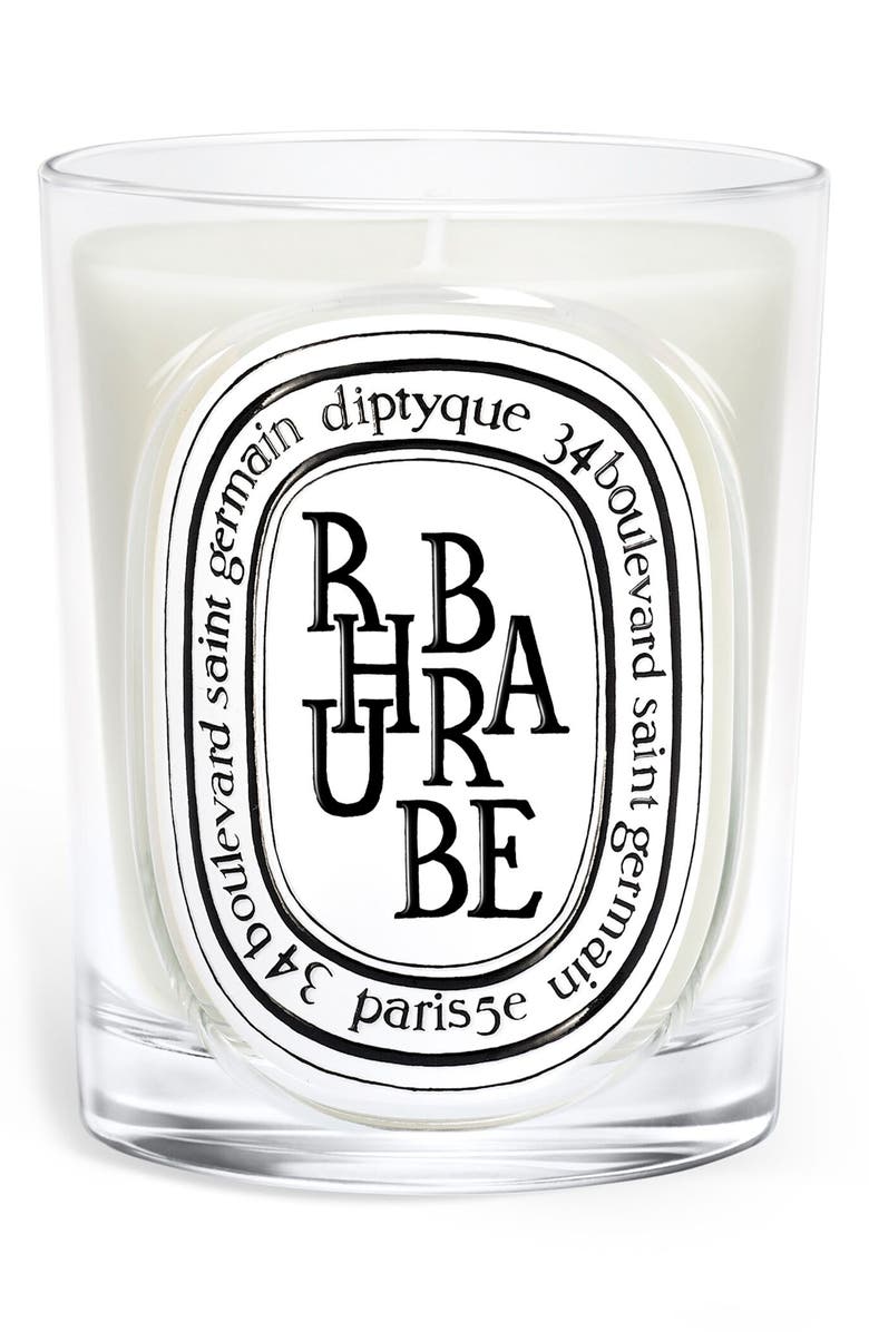 Diptyque Rhubarbe (Rhubarb) Classic Candle, Main, color, 