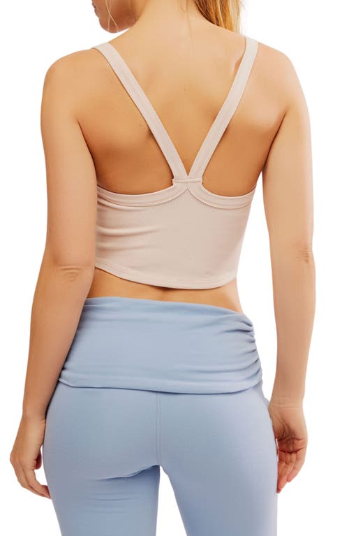 Free People Fp Movement All Clear Rib Crop Camisole