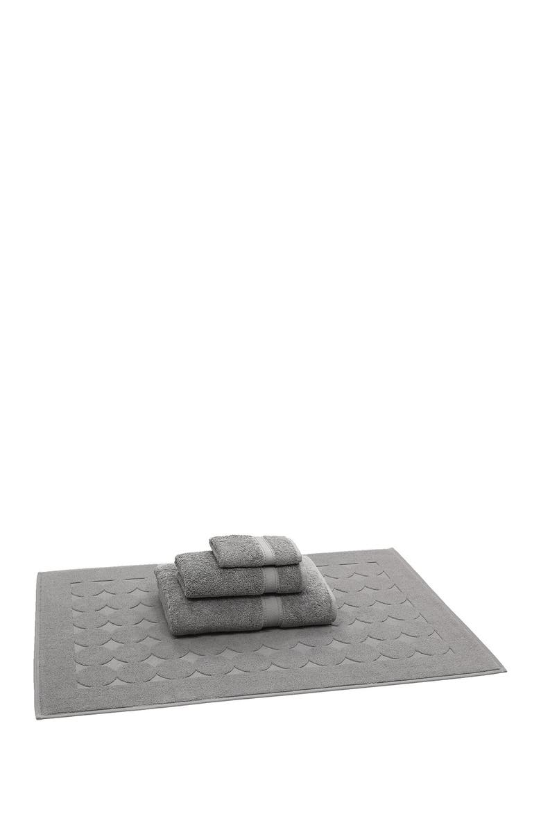 Linum Home Textiles Sinemis Terry 4-Piece Towel Set - Dark Grey, Alternate, color, Dark Grey