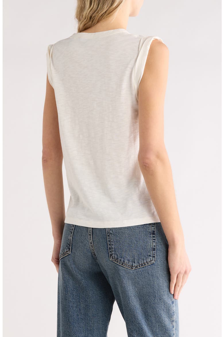 Dree Muscle Tee, Alternate, color, ECRU