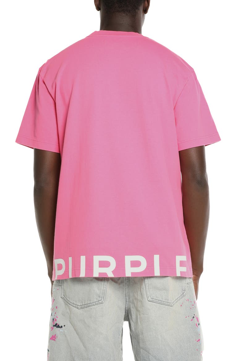 Logo Graphic Cotton Jersey T-Shirt, Alternate, color, PINK