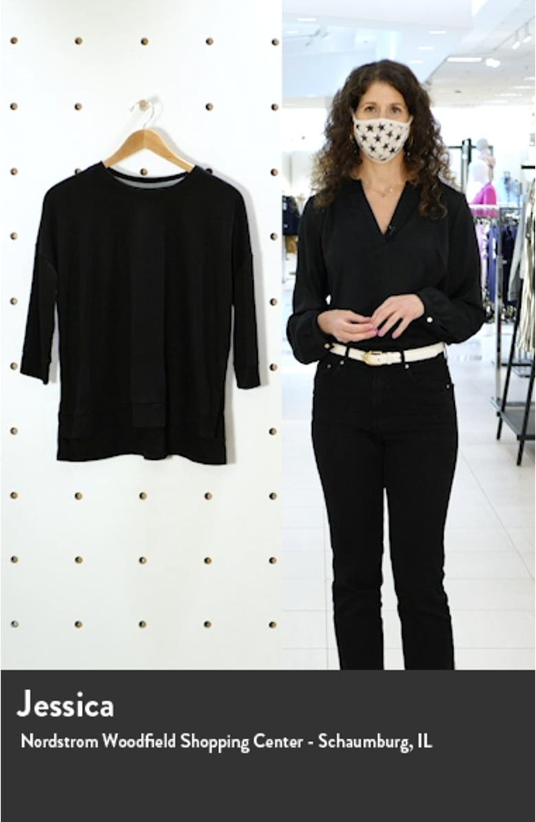 Double Knit High/Low Pullover, sales video thumbnail