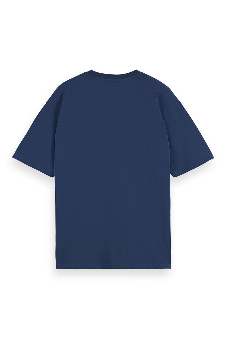 Relaxed Fit Cotton T-Shirt, Alternate, color, ATLANTIC BLUE