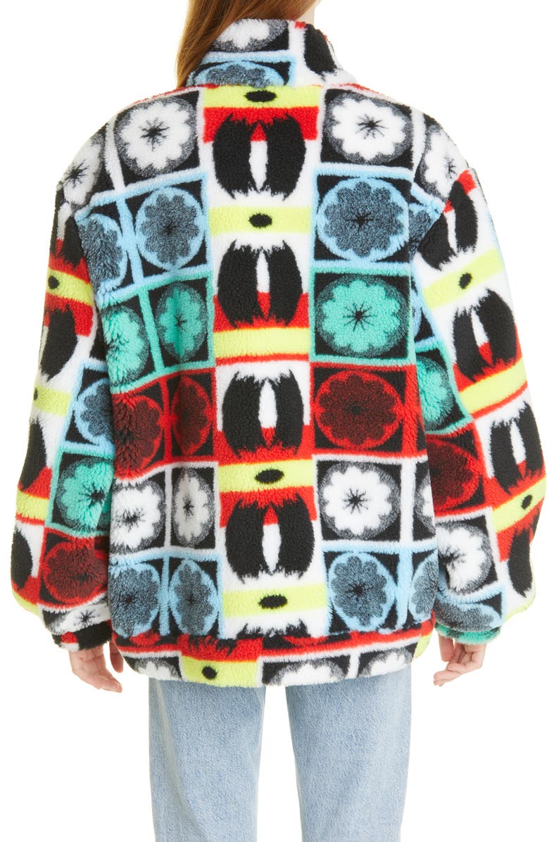 Chopova Lowena Petzi Oversize Recycled High Pile Fleece Jacket, Alternate, color, 