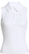 MPG Cloud Club Sleeveless Polo Top