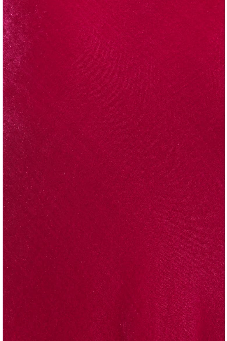 Bias Cut Silk Velvet Skirt, Alternate, color, ARUBA PINK