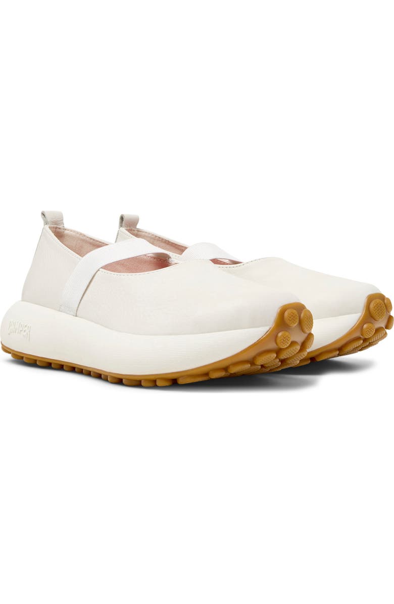 Camper Pelotas Athens Mary Jane Sneaker, Main, color, White Natural