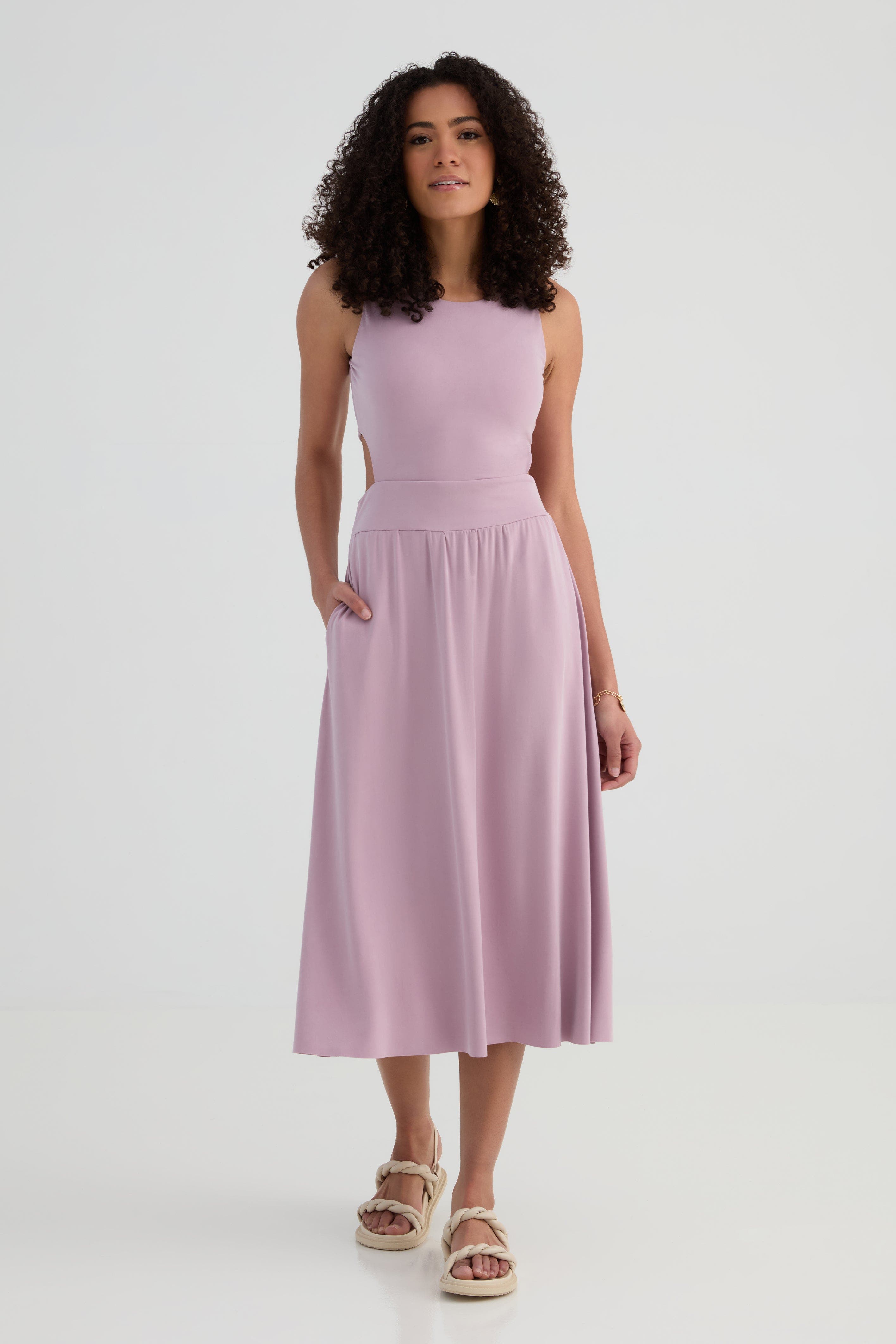 The Cupro Cut Away Dress - image 2