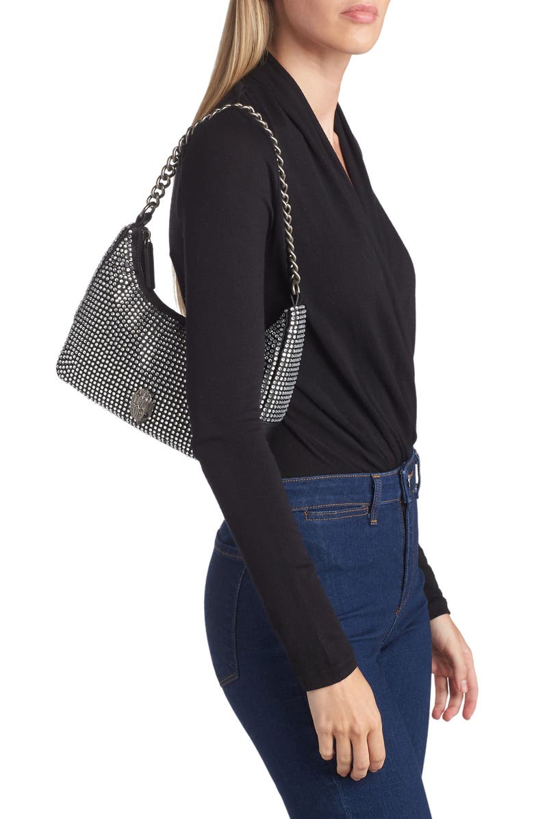 Kurt Geiger London Rhinestone Crossbody Bag, Alternate, color,