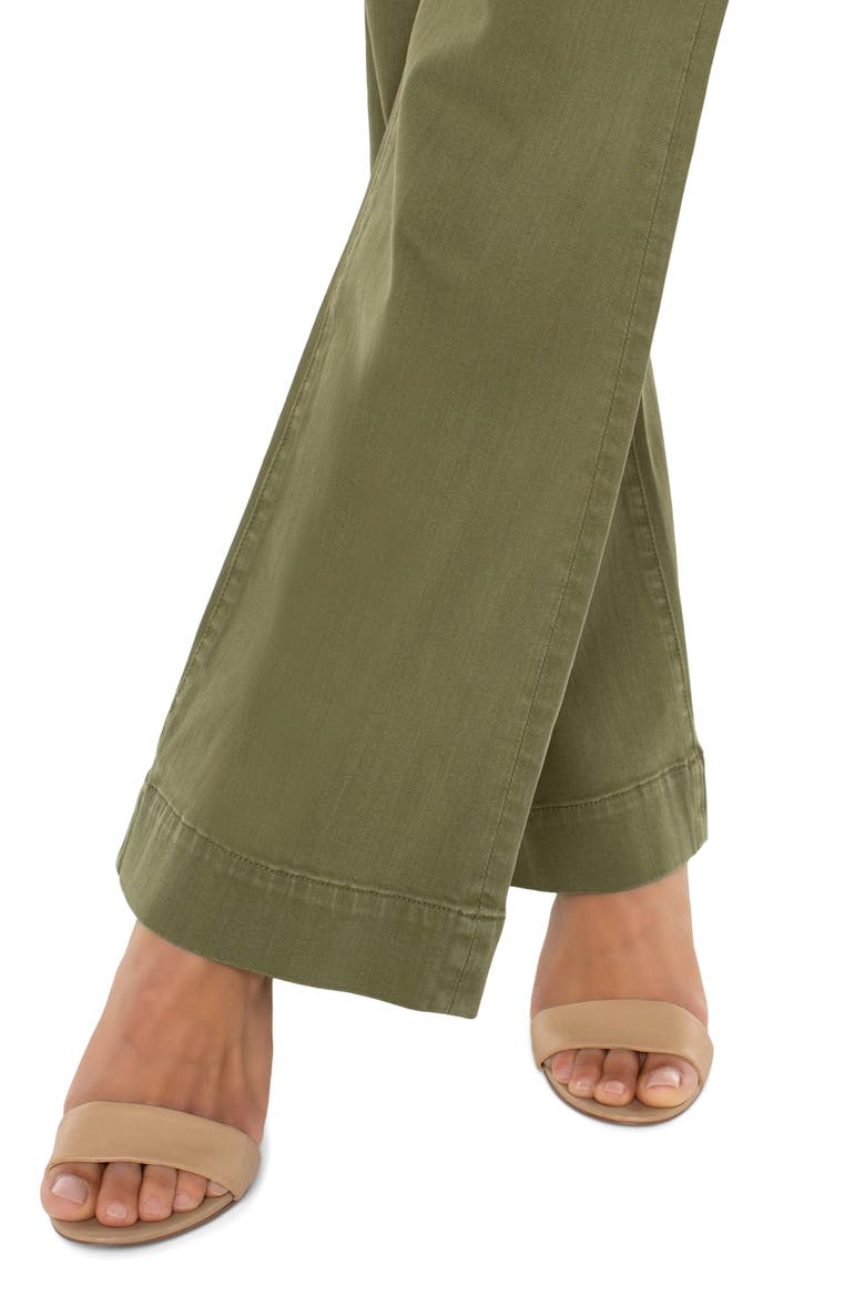 Hannah Flare Jeans, Alternate, color, SPANISH OLIVE