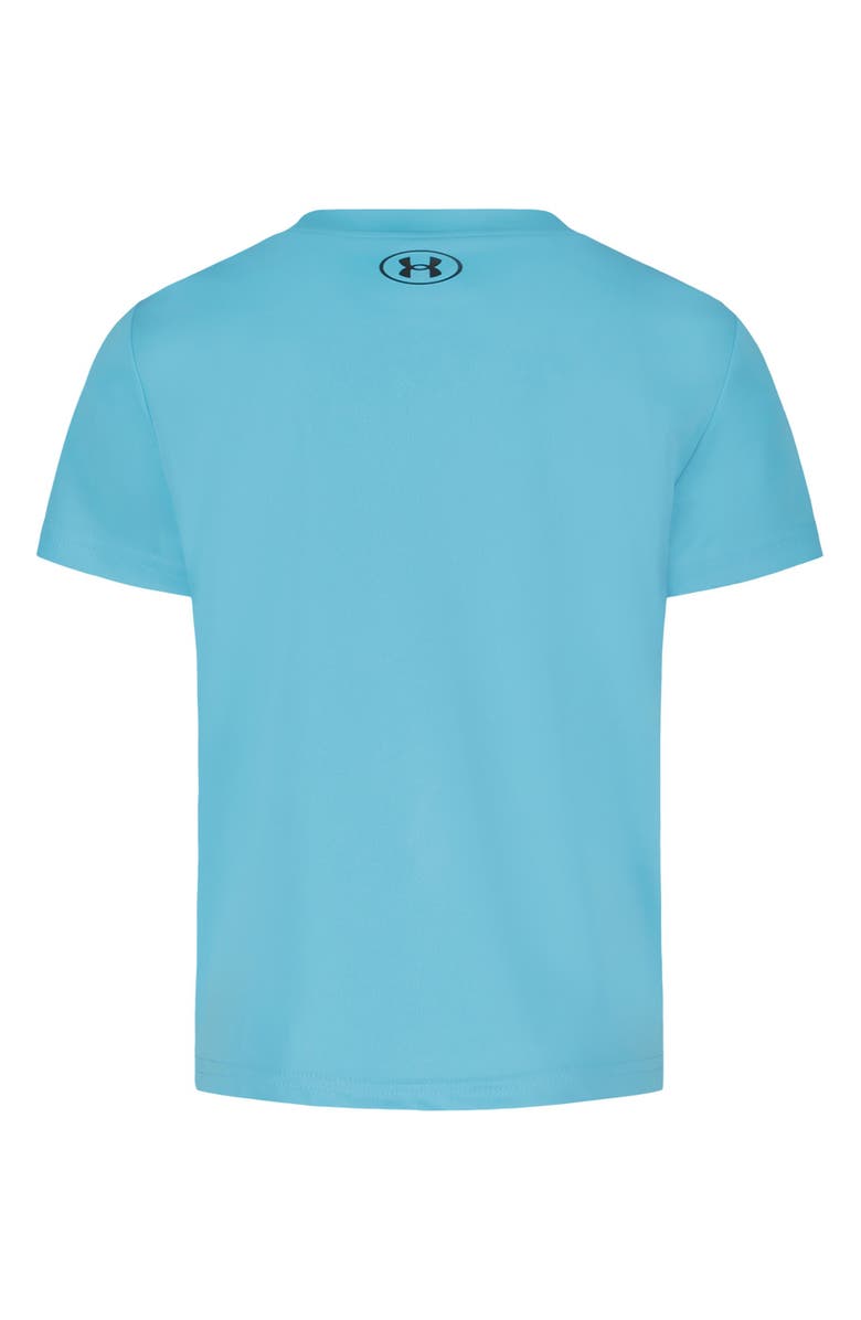 Under Armour Kids' UA Tech<sup>™</sup> Baseball Spray Graphic T-Shirt, Alternate, color, Fresco Blue