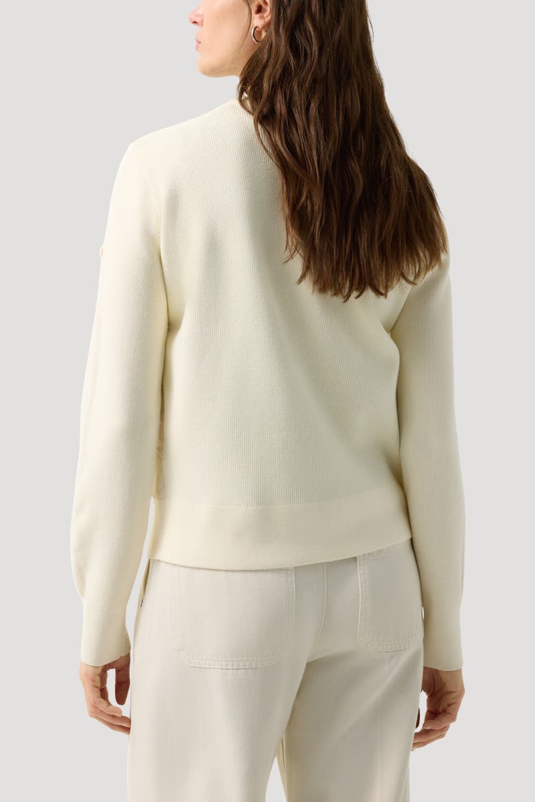 Zilly Hybrid Knit Jacket, Alternate, color, Cream