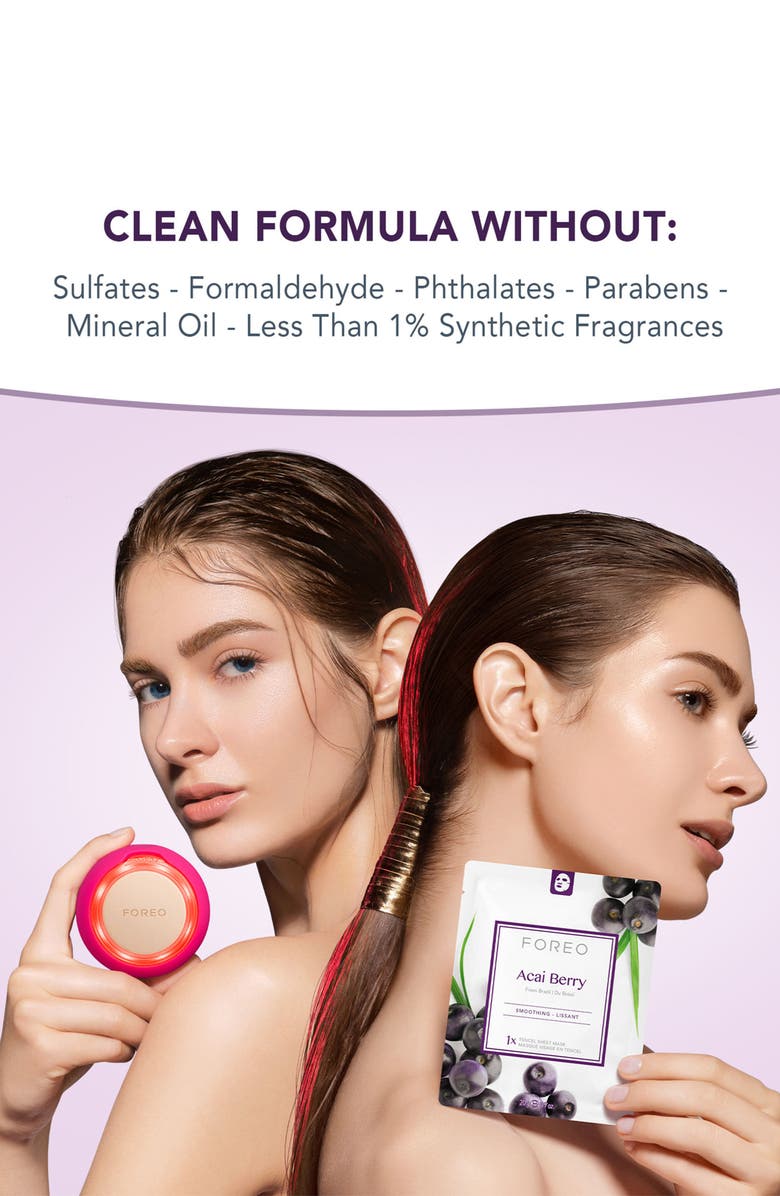 FOREO Farm To Face Sheet Mask - Acai Berry x3, Alternate, color, NO COLOR